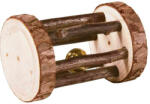 TRIXIE Natural Living rola lemn cu clopotel pentru rozatoare (ø 5 × 7 cm)
