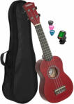 Cascha Soprano Ukulele Bundle Red