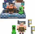 Mattel Minecraft Legends Creeper vs. Piglin Bruiser Set 2 figurine GYR99 Figurina