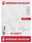 STUDENT Műszaki Rajzlap 20 Lap A/4 (7510042003)
