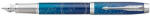Parker Royal Im Premium Töltőtoll Kék The Last Frontier Submerge Cizellált Ezüst Klipsz 2152859 (7040332000)