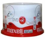 Maxell DVD-R MAXELL, 4, 7 GB, 16x, imprimabil, cutie de 50 buc (ML-DDVD-R-50PR)