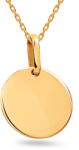 Heratis Forever Kerek tányér formájú arany medál IZ15166M
