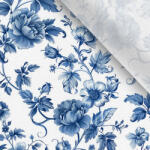 Takoy Jersey Takoy blue flowers