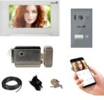Mentor Kit Interfon Video 1 familie wireless WiFi IP65 2MP 7 inch Color 3in1 4 fire Mentor SYKT024 (MMDSYKT024)