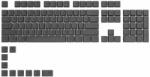 GLORIOUS GPBT Keycaps - 114 PBT, ANSI, US-Layout, Black Ash (GLO-KC-GPBT-B)