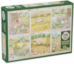 Cobble Hill Puzzle Cobble Hill din 1000 de piese - Grădini sătești (40013) Puzzle
