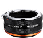  K&F Concept Nikon Sony E PRO Adapter - Sony Alpha Nikon Átalakító, NIK-NEX IV PRO
