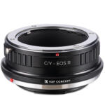 K&F Concept CONTAX YASHICA-Canon EOS-R Adapter - Canon EOSR Contax Yashica CY Átalakító - C/Y-EOSR (KF06.380)
