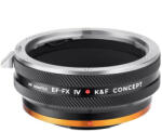  K&F Concept Canon EOS FUJIFILM PRO Adapter - Fujifilm-X Canon EF Átalakító, EOS-FX IV PRO