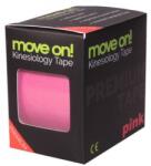 Move On! Banda de kinesiologie - roz 5cm x 5m (1buc)