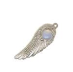 R. M. ékszer Angyalszárny fém medál opalit 15x45mm (021498)