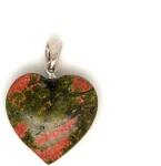 R. M. ékszer Szív medál unakit 25mm (020576)