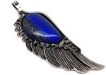 R. M. ékszer Angyalszárny medál fém Lapis lazuli 2x6cm (021705)