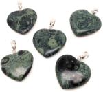 R. M. ékszer Szív medál jáspis kambaba 3-4cm (MDG) (020612)