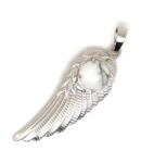 R. M. ékszer Angyalszárny fém medál howlit 15x45mm (021490)