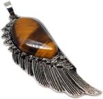 R. M. ékszer Angyalszárny medál fém Tigrisszem 2x6cm (021702)