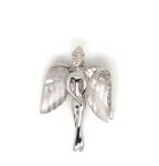 R. M. ékszer Angyal szárnyas fém medál Hegyikristály 23x33mm (020657)