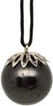 R. M. ékszer Shungit medál Karéliai fekete gyöngy 20mm (024552)