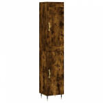 vidaXL Füstös tölgy színű szerelt fa magasszekrény 34, 5x34x180 cm (3200118) (3200118)