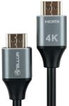 Tellur Cablu High Speed HDMI 2.0 Tellur, 4K, 18Gbps, tata-tata, Ethernet, aurit, 1.5m, Negru (TLL312001)