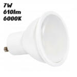 Milio GU10 LED izzó 7W 610lm 6000K hideg fehér 120° - 50W-nak megfelelő (21333)