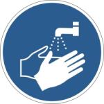 DURABLE Marcaj autoadeziv pentru podea, Spalarea pe maini obligatorie, nepermanent, albastru Durable DB103606 (DB103606)