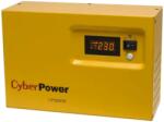 CyberPower Инвертор 600VA/420W, 170-270 Vac, 12 Vdc, 1x Schuko, AVR, синусоидален изход до 40% натоварване; работи с външни батерии; CPS600E (CPS600E)