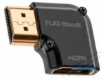 AudioQuest HDM90NUR HDMI Type A aljzat - Type A aljzat aranyozott csatlakozós 90 fokos adapter (HDM90NUR) - digitalko