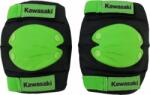 Kawasaki KX-PROT-GRN_L Könyök és térdvédő - Fekete/Zöld (L) (KX-PROT-GRN_L)