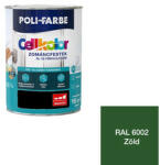 Polifarbe Poli-Farbe Cellkolor magasfényű zománcfesték RAL 6002 zöld 0, 8 l