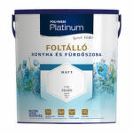 Polifarbe Poli-Farbe Platinum Foltálló konyha és fürdőszoba falfesték F10 fehér 2, 5 l