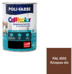 Polifarbe Poli-Farbe Cellkolor magasfényű zománcfesték RAL 8002 közepes dió 5 l