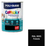 POLI-FARBE Poli-Farbe Cellkolor magasfényű zománcfesték RAL 9005 fekete 0, 8 l
