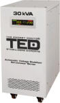 TED Electric Stabilizator tensiune monofazat cu ServoMotor 24KW si sinusoidala pura + ecran LCD cu valorile tensiunii, TED Electric TED001962 (GN086037) - shoptei