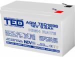 TED Electric Acumulator 12V High Rate, Dimensiuni 151 x 65 x 95 mm, Baterie 12V 9.6Ah F2, TED Electric TED003324 (A0060023)