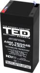 TED Electric Acumulator 4V Stationar VRLA, Dimensiuni 47 x 47 x 100 mm, Baterie 4V 4.6Ah F1, TED Electric TED002853 (A0059218)