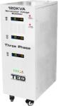 TED Electric Stabilizator trifazat 242V-520V 85KW cu ServoMotor si sinusoidala pura + ecran LCD cu valorile tensiunii, TED Electric TED000088 (A0113008)