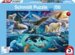 Schmidt Spiele Puzzle pentru copii Schmidt din 150 de piese - Animale polare (56484) Puzzle