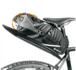 SKS Germany Explorer Exp nyeregtáska, tépőzáras, sárvédővel, 8L, fekete