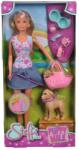 Simba Toys - Păpușa Steffi și câinii (S 5733310) Papusa Barbie
