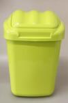 Plafor - Coș de gunoi din plastic Fala 30 l - verde (77144) Cos de gunoi