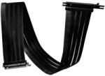 Lian Li Cablu adaptor - extensie Lian Li PW-PCIV-4-90X Riser PCI-e 4.0 X16, 900mm, flexibil, High Speed, EMI Shielding, Black