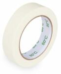 WIMEX Bandă adezivă creponată (PAP/Solvent) până la +80°C albă 25mm x 50m [1 buc]