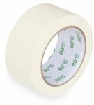 WIMEX Bandă adezivă creponată (PAP/Solvent) până la +80°C albă 50mm x 50m [1 buc]