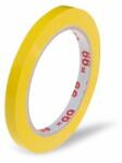 WIMEX Bandă adezivă (PVC) galbenă 9mm x 66m pentru mecanism de închidere 67999 [1 buc]