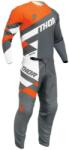 Thor Costum Motocross/Enduro Thor Sector Checker gri cu portocaliu
