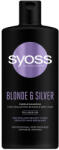 Syoss Blonde & Silver hamvasító sampon melírozott, szőke és ősz hajra 440ml (4-609)