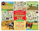 Melissa & Doug FARM - újrahasználható matrica szett (JS-30501)