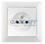 GREENLUX GXKP035 Csatlakozóaljzat PREMIUM fehér 250V 16A 2P+PE (GXKP035)